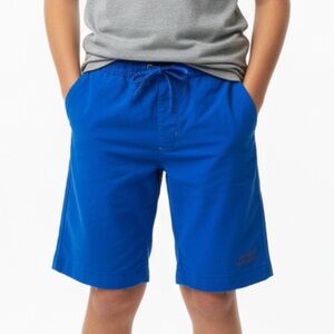 Eddie Bauer Boys Blue Athletic Shorts | Size 10/12 | Drawstring | Zip Pocket